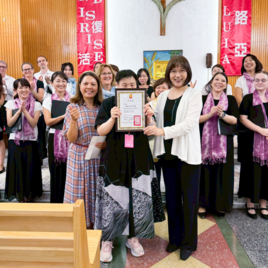 <p>Founded in 2003, the International Community Choir brings together singers from Taipei's international community to perform benefit concerts and community events throughout the year, singing a multicultural repertoire that ranges from classical and sacred works to seasonal, folk, and contemporary favorites. As a mixed SATB choir, we welcome all voices from Bass to Soprano. Our regular rehearsal time is every Wednesday, 10 AM in Shilin District, Taipei City.</p>