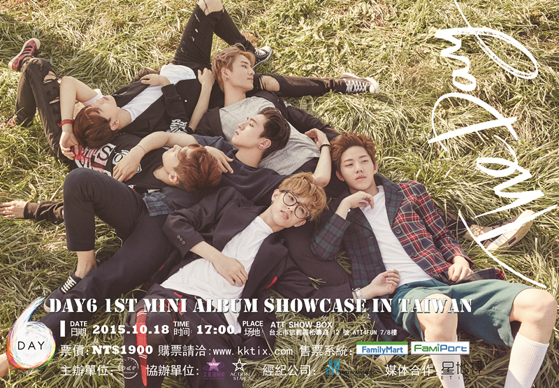 The Day DAY6 1st mini album showcase in TAIWAN