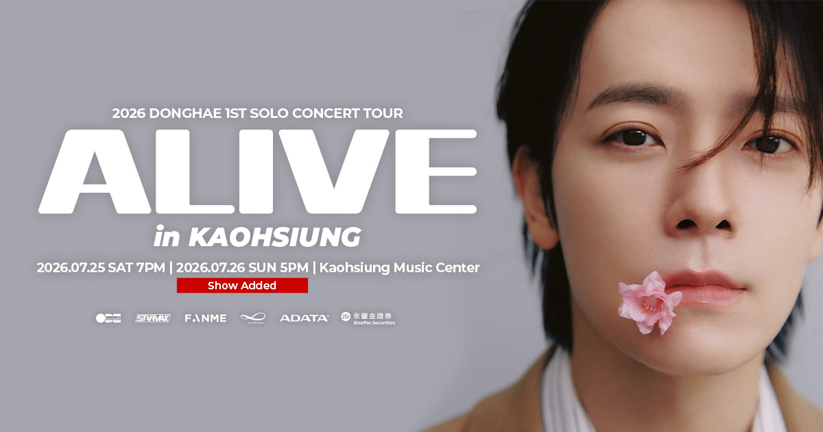 2026 DONGHAE 1ST SOLO CONCERT TOUR [ALIVE] in KAOHSIUNG