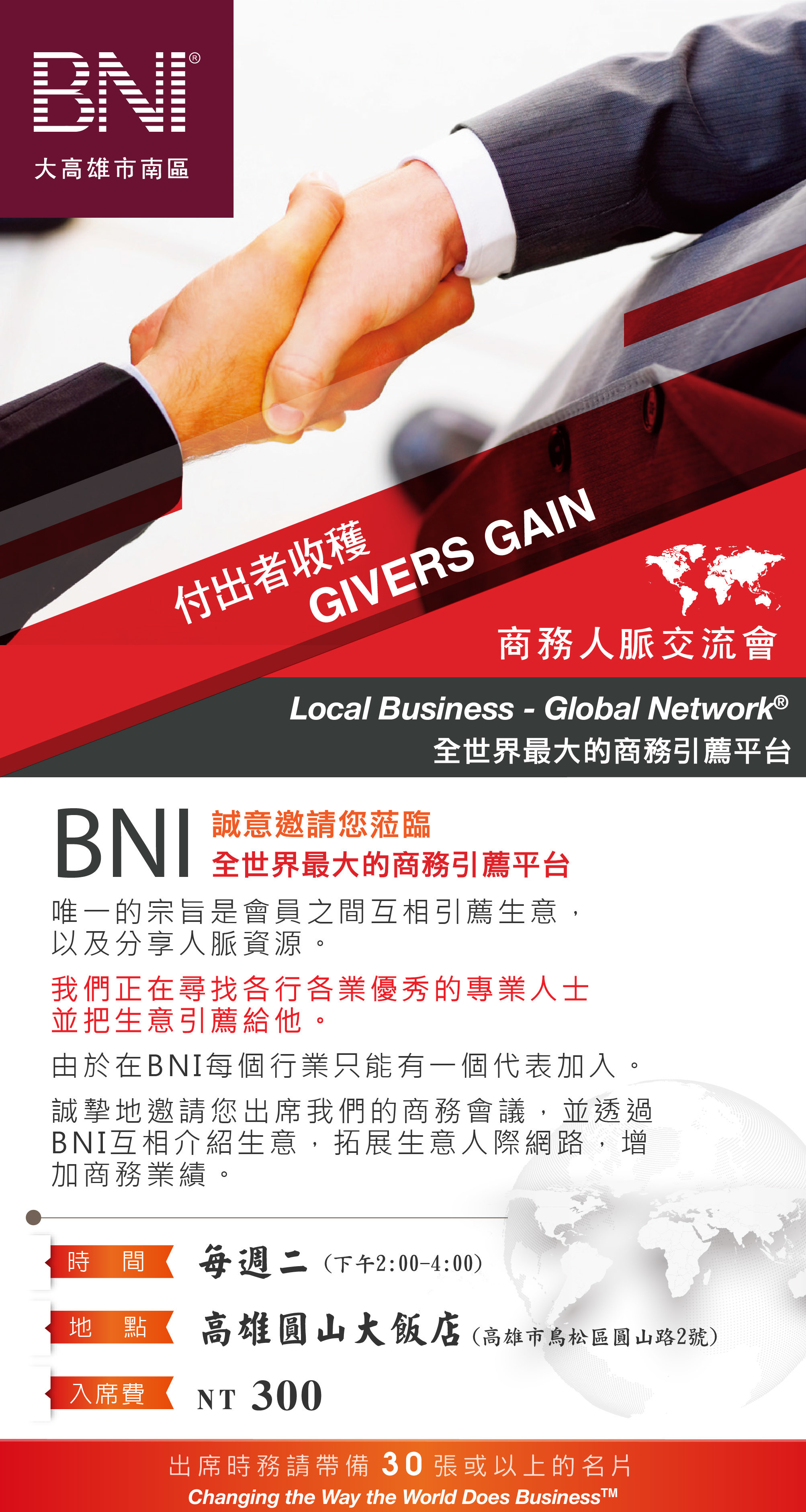 BNI 大高雄南區商務人脈交流會