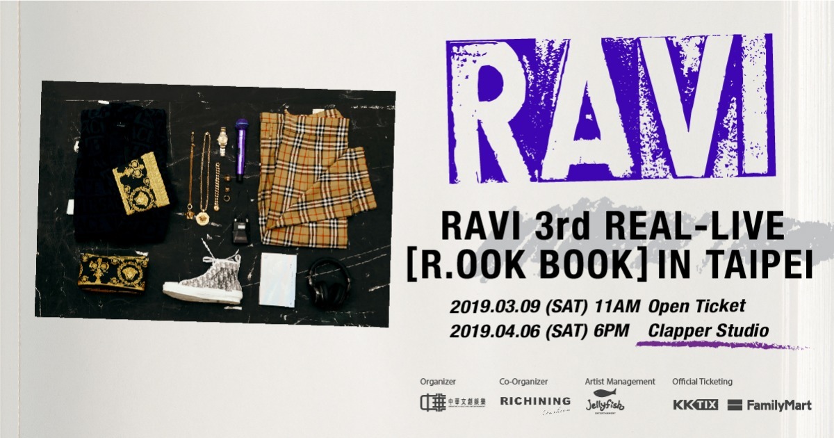 RAVI 3rd REAL－LIVE [R.OOK BOOK] IN TAIPEI